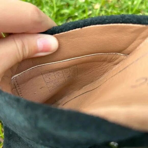 Vionic Kacie Black Suede Clog - Picture 14 of 14